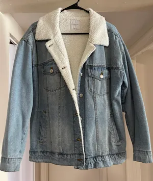 Angel Kiss Fuzzy Jean Jacket thumbnail 1
