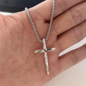 Cross Pendant Necklace for Men Women Streetwear Hip Hop Punk Unisex Style thumbnail 5