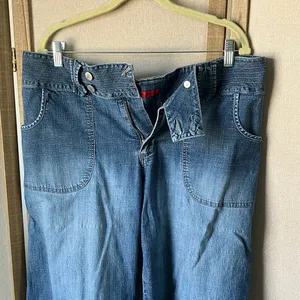 FINAL MARKDOWN Denim capris 18 Blue thumbnail 5