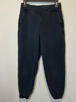 Lululemon Relaxed High Rise‎ Black Joggers Sweatpants Women’s 4 thumbnail 2