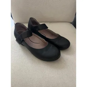 10/40 Dansko Audrey Mary Jane flats black nappa leather comforts shoes flats thumbnail 2