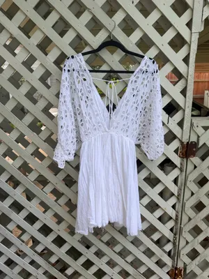 Free people Bella Note Eyelet Mini Dress thumbnail 12