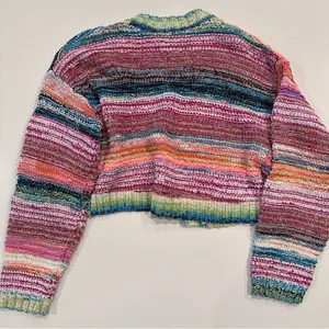 Wild Fable Colorful Knit Cardigan Size Medium thumbnail 2