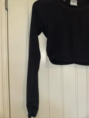 Gymshark Whitney Simmons Longsleeve Open Back Crop Top S thumbnail 3