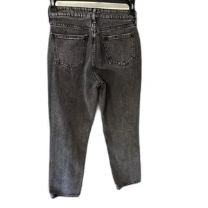 PacSun Mom Jeans Size 26 Black Gray Wash High Rise Straight Leg thumbnail 11