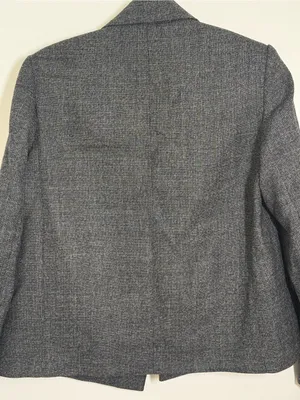 Zara 100% WOOL STRUCTURED BLAZER ZW COLLECTION sz 12 thumbnail 14