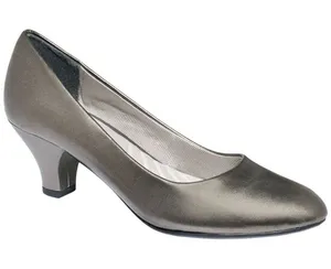 NWT Easy Street Womens Fabulous Round Toe Pumps FABULOUS Pewter Gray 9WW thumbnail 1