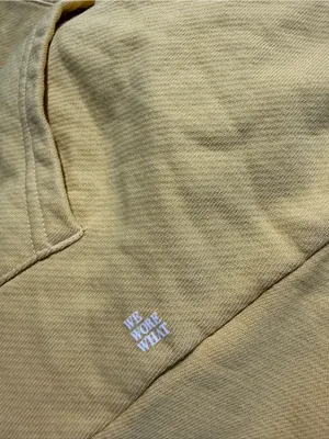 Weworewhat Yellow Hooded Sweatshirt cotton XS thumbnail 8