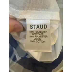 STAUD Florence Dress in Painted‎ Stripe Size XS Blue White Ethereal Flaw thumbnail 10