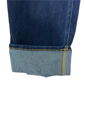 Halara Flex High Waisted Pockets Rolled Hem Wide Leg Washed Casual Jeans Size XS thumbnail 10