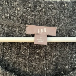 J.‎ Jill Women's Cozy Wool Cotton Blend Cable Knit Sweater Oversize Gray Small thumbnail 5