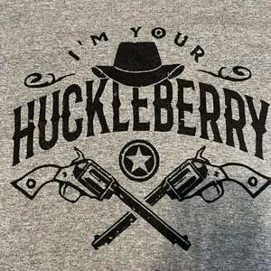 NWOT Tombstone “I’m your Huckleberry” women’s size M short sleeve T-shirt thumbnail 3