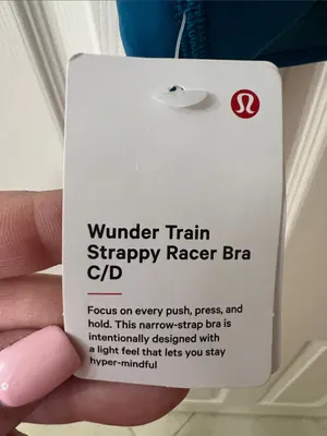 Wunder Train Strappy Racer Bra C/D thumbnail 3