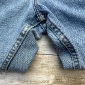 VTG Levi’s 951 Jeans Orange Tab 28x27 Relaxed Tapered Light Wash Mom‎ USA Made thumbnail 10