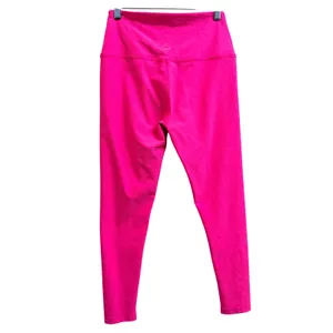 Beyond Yoga 7/8 Leggings Electric Pink Space Dye Womens Large High Waisted‎ thumbnail 2