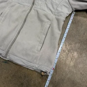 The North Face Denali Full Zip Polartec Fleece Jacket Light Grey S thumbnail 6
