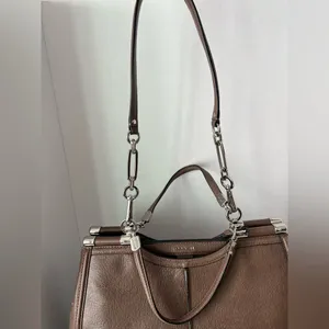 Coach Brown Leather Women's Bag thumbnail 4