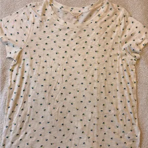 Lucky‎ Brand Beige Cactus Print Tee Relaxed Fit Short Sleeve T Shirt Size L thumbnail 1