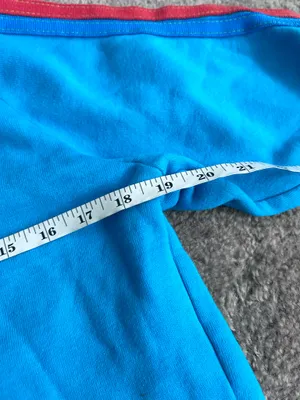 Aviator Nation Nein Blue Cropped Crewneck Sweatshirt 5 Stripes thumbnail 5