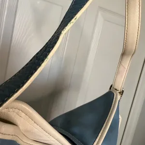 Vintage Y2k COACH Hampton Clip Blue Hobo Shoulder Bag thumbnail 7