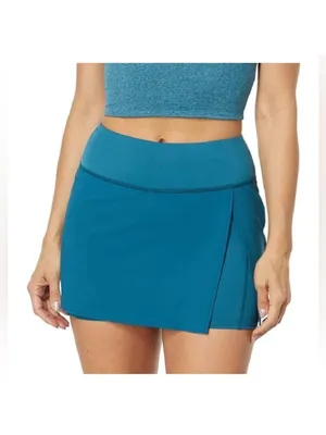 The North Face Teal Mini Skort with Side Slit Size XL thumbnail 2
