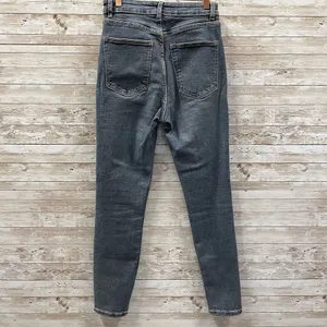 Zara Womens Size 4 Jeans Denim Blue Skinny Ankle Slim 5‎ Pocket Pants Zippered thumbnail 5