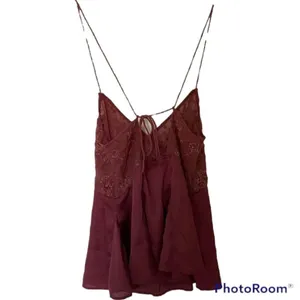 Free People ✨NWOT✨ Beaded Lace Satin Cami✨ thumbnail 6