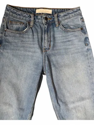Hidden Crop Jeans Cutoff frayed hems Blue Size 26 thumbnail 5