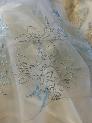 JCPenney Cream And Mint Green Prom Dress thumbnail 8