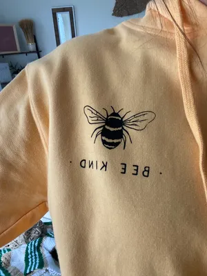 Bee Kind Hoodie Yellow thumbnail 2