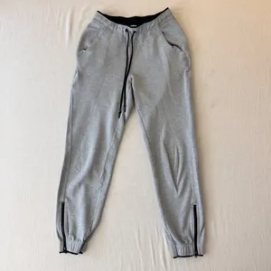 Tna Aritzia Jogger Sweatpants Womens XXS Grey Ankle Zip Drawstring Athletic thumbnail 2