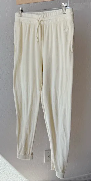 Aritzia TNA Butter Yellow Terry Cloth Jogger thumbnail 1