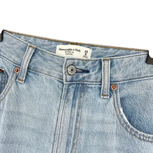 Abercrombie & Fitch The Wide Leg High Rise Jean Curve Love Size 28/6 Long thumbnail 6