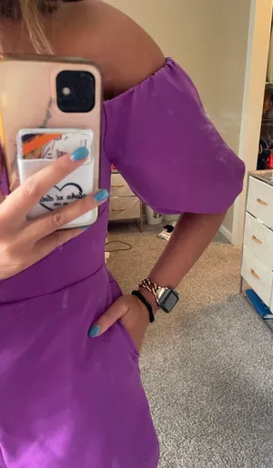 DO+BE Purple Romper thumbnail 2