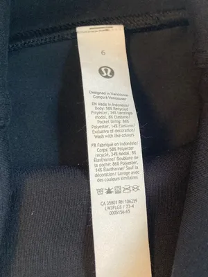 Lululemon Modal Blend Turtleneck Tunic Womens 6 Black Athleisure Minimal Relaxed thumbnail 5