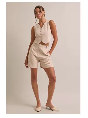 Women’s 2-Piece Vest & Shorts Set – Chic Summer Outfit thumbnail 2