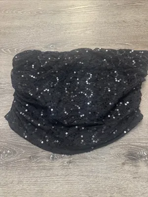 Wild Fable NWT Strapless seqince lace tube top XL thumbnail 3