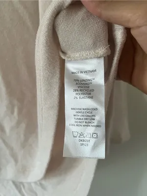 Quince Pink Lightweight Crewneck Sweater Medium Balletcore Capsule Wardrobe Cozy thumbnail 4