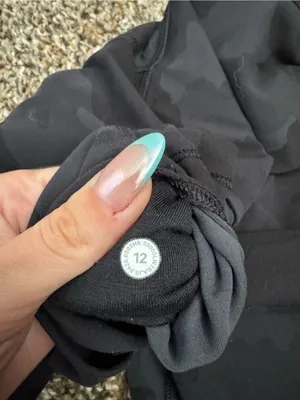 lululemon Align™ high rise Short 6” sz 12 black camo athleisure yoga hike thumbnail 10