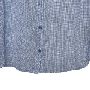 UGG Button Up Shirt‎ Size XS Blue Check White Back Stretch Roll Tab Sleeves thumbnail 4