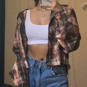 vintage acid wash button up top thumbnail 2