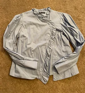 Light Blue Pullover Long sleeve thumbnail 1