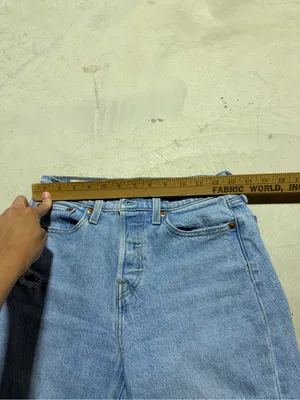 Levi's wedgie premium Light Blue Distressed Jeans 26 thumbnail 4