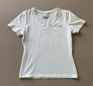 Vintage Y2K Nike V-Neck Tennis Tee thumbnail 1