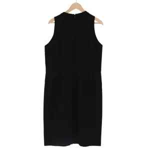 LOFT Dress Women 14 Sheath Black Keyhole Sleeveless Stretch Excellent thumbnail 4