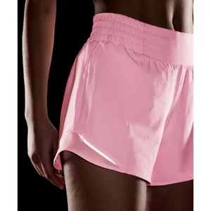 Lululemon Hotty Hot High-Rise Lined Short 4" Pink Organza thumbnail 7