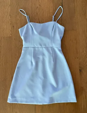 French Connection Whisper Tie Back Mini Dress thumbnail 1