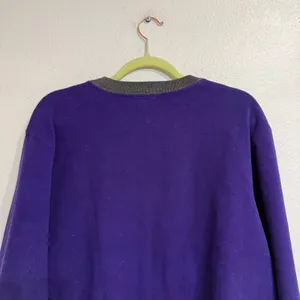 Disney Store Exclusive Purple Eeyore Vintage Fleece Sweatshirt Sz M thumbnail 7