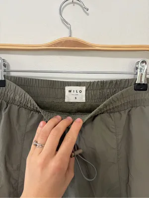 Wilo Green Parachute Jogger Pants thumbnail 4