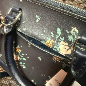 coach Mini Sierra Satchel With Rose Bouquet Print 91430 thumbnail 4